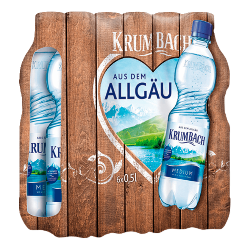 Krumbach Mineralwasser Medium 6x0,5l